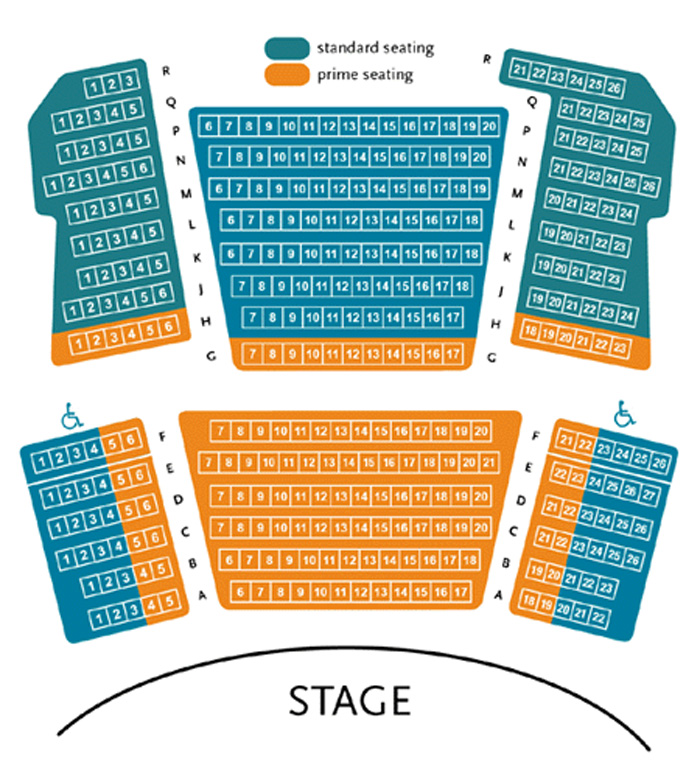 Park Square Proscenium Stage Seating Chart