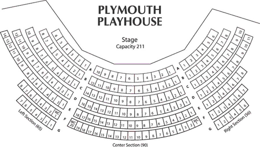 Plymouth Playhouse Seating Chart